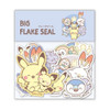 Pokemon Center Original BIG Flake Sticker B PokePeace