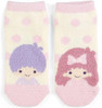 Sanrio MokoMoko Fluffy Socks Little Twin Stars (23~25cm)