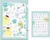 T's Factory Sanrio Characters Mini Clear File and Stickers Set - Mint
