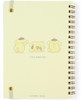 Sanrio B6 Size Ring Notebook Pom Pom Purin (Plushie)