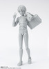 Bandai S.H. Figuarts Body-kun School Life Edition DX SET Figure (Gray Color Ver.)