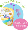 Toy Royal Monpoke Drum with Drumsticks Pikachu and Other Pokemon