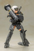 Kotobukiya Frame Arms Girl Gourai-Kai [Black] with FGM148 Type Anti-tank Missile Plastic Model