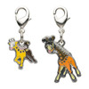 Pokemon Center Original Nationwide Pokedex Metal Charm Set / Girafarig Farigiraf (203, 981)