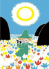 Yanoman Prism Art Jigsaw Puzzle 61-15 Moomin Snufkin (108 Pieces)
