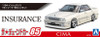 Aoshima The Tuned Car No.85 1/24 Insurance Y31 Cima '89 (Nissan) Plastic Model