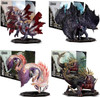 Capcom Figure Builder Cube 4Figure Set Box (Gore Magala / Crimson Glow Valstrax / Magnamalo / Mizutsune) Figure (Monster Hunter)