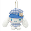 Nakajima Sanrio Plush Mascot Cinnamoroll Wearing Newsboy Cap