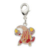 Pokemon Center Original Nationwide Pokedex Metal Charm / Heatmor (631)