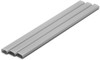 Wave Pla=Materials [Gray] Elongated Round Pipe - 6 x 12 mm 4pcs