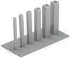 Wave Pla=Materials [Gray] Square Pipe 4 mm 5pcs