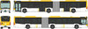 Tomytec Bus Collection Nishinippon Railway Fukuoka BRT Articulated Bus (N scale)