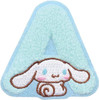 T's Factory Sanrio Mokomoko Initial Embroidery Sticker Cinnamoroll - A