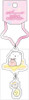 T's Factory Sumikko Gurashi Acrylic Keychain with Carabiner Shirokuma