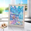 Tenyo Jigsaw Puzzle Disney Night Aquarium (Stained Art) (500 Pieces)