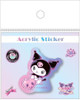 T's Factory Sanrio Acrylic Sticker Kuromi