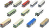 Tomytec The Bus Collection No.33 Mitsubishi Fuso Aero Star Long and Short Edition (12 Buses Randomly Packed) (N scale)