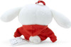 Sanrio Mini Plush with Carabiner Cinnamoroll with Red Sweater (I.CINNAMOROLL)