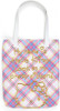 Sanrio Flat Tote Bag Hello Kitty (Dress Tartan Series)