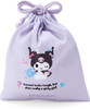 Sanrio Snacks in a Drawstring Bag Kuromi