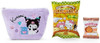 Sanrio Cookies and Corn Snacks in a Pouch - Kuromi