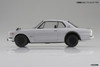  Aoshima RakuPla Snap Car 1/24 KPGC10 Skyline HT 2000GT-R 1970 Red Plastic Model 