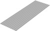 Wave Pla=Materials [Gray] Thin Board 1.0 x 7.0 mm 10pcs 