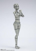  Bandai S.H. Figuarts Body-chan -Kentaro Yabuki- Edition Wire Frame Gray Color Ver. Figure 
