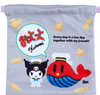  Sanrio Drawstring Bag Kuromi (Ototo Snack Collaboration) 