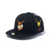  Pokemon Center Original NEW ERA 59FIFTY Eevee BLK (7 3/8) 