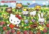  Tenyo MC80-879 Jigsaw Puzzle Hello Kitty's Strawberry Farm (80 Pieces) 