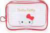  Sanrio Clear Vinyl Pouch Hello Kitty 