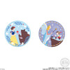 Bandai Candy Disney Characters Fabric Button Badge Collection w/Cookie 12pcs Box