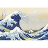  Yanoman 97-295 Jigsaw Puzzle Thirty-six Views of Mount Fuji Under the Wave off Kanagawa (70 Pieces) 