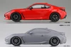  Aoshima The Model Car 1/24 Toyota ZN8 GR86 '21 Custom Wheel ver. Plastic Model 
