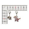 Pokemon Center Original Nationwide Pokedex Metal Charm - Tyrunt Tyrantrum (696 , 697)