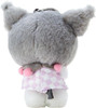  Sanrio Plush Mascot Holder Kuromi (Pastel Checkers) 