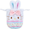  Sanrio Drawstring Bag 2pcs Set - Hello Kitty (Easter Rabbit) 
