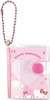  T's Factory Sanrio Mini Notebook Keychain with Photo Window - Pink 