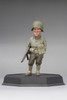  Fine Molds 1/12 WWII U.S. Army Infantryman and Thompson M1A1 Submachine Gun Plastic Model 