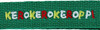  Sanrio Embroidery Tag Keychain Kero Kero Keroppi 