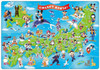  Tenyo DC60-059 Jigsaw Puzzle Disney Let's Play with Mickey on the Map of Japan!  (60 Pieces) 