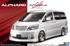 Aoshima 52150 Silk Blaze MNH/ ANH10/ 15W Alphard '05 (TOYOTA) 1/24 Scale Kit