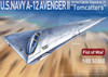 Platz Rocket Models 1/48 US Navy A-12 Avenger II Strike Fighter Squadron 31 ''Tomcatters'' Plastic Model 