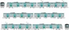  Tomytec Kyoto Municipal Transportation Bureau Karasuma Line Series 20 6 Cars Set (N scale) 