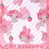  Sanrio Clear Pouch My Melody (Clear and Puffy 3D) 