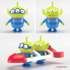  Aoshima RakuPla Tokotoko Toy Story Alien Set Rocket Plastic Model 