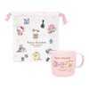  T's Factory Sanrio Cup And Drawstring Set Fluffy Romance 