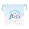  T's Factory Sanrio Plastic Cup And Drawstring Set Rainbow / Cinnamoroll 
