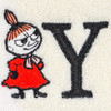  T's Factory Moomin Initial Mini Towel Y 